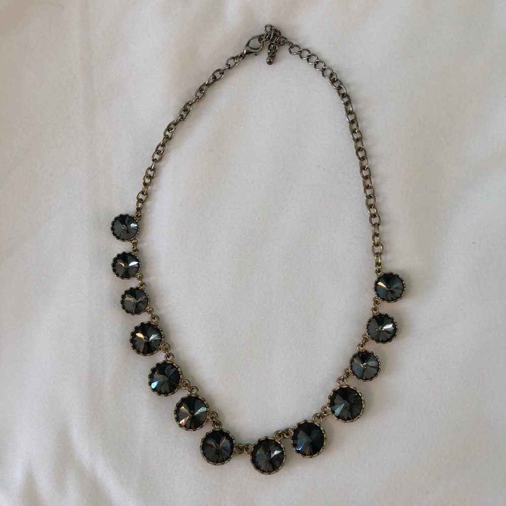 Gray Statement Necklace